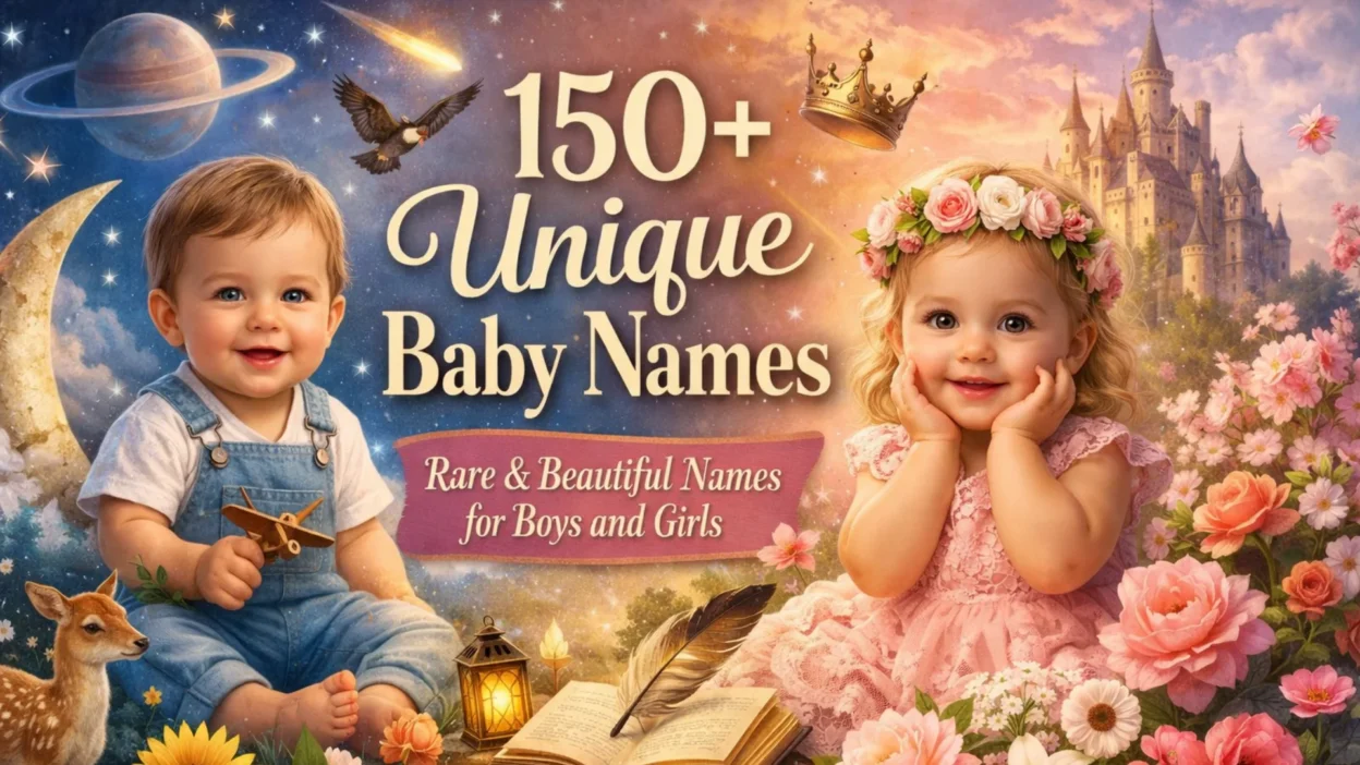 150+ Unique Baby Names Rare &Beautiful Names for Boys and Girls