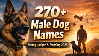 270+ Male Dog Names Strong, Unique & Trending 2026