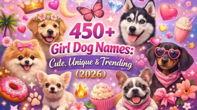 450+ Girl Dog Names Cute, Unique & Trending (2026)