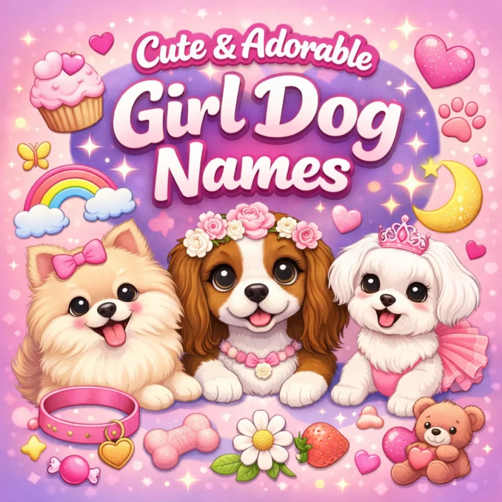 Cute & Adorable Girl Dog Names