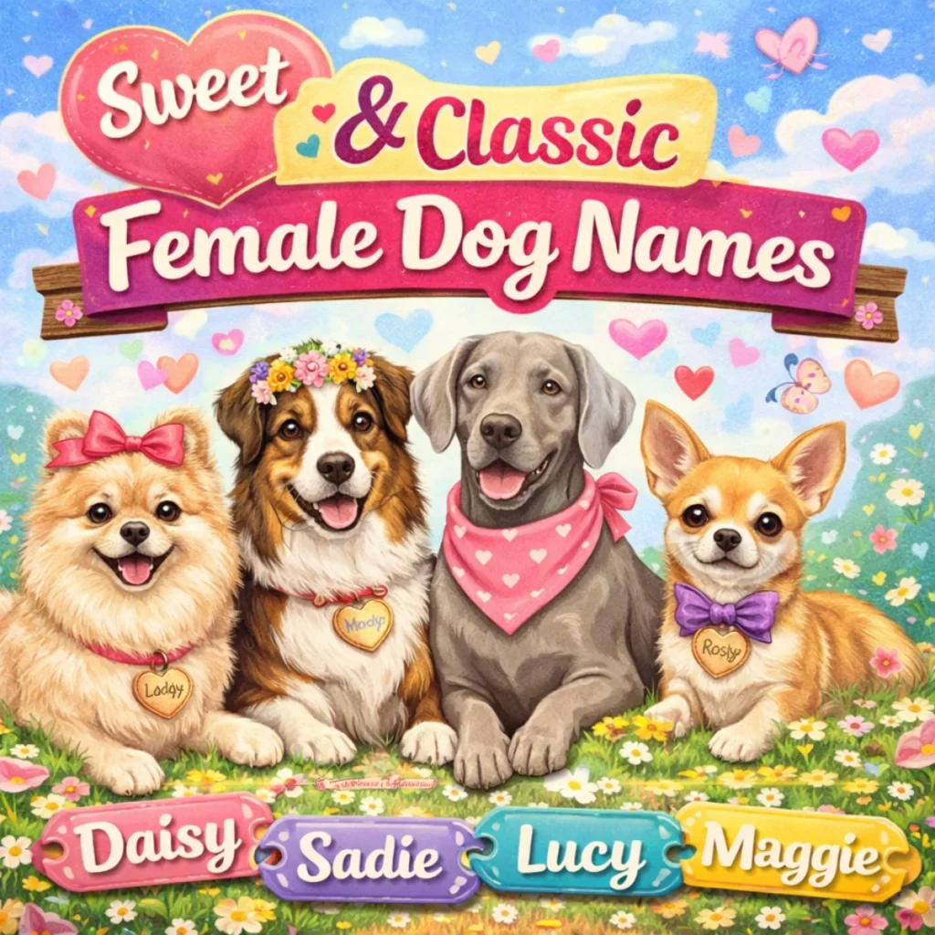 Sweet & Classic Female Dog Names