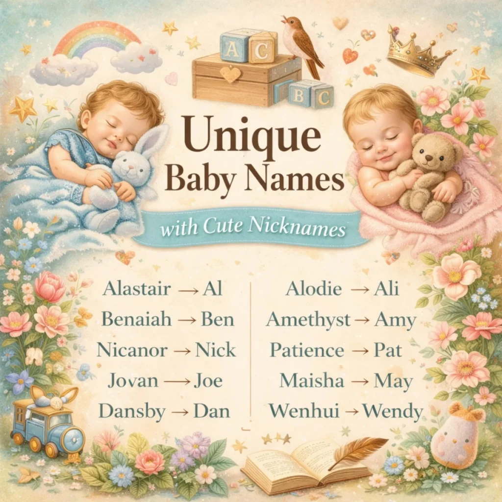 Unique Baby Names with Cute Nicknames