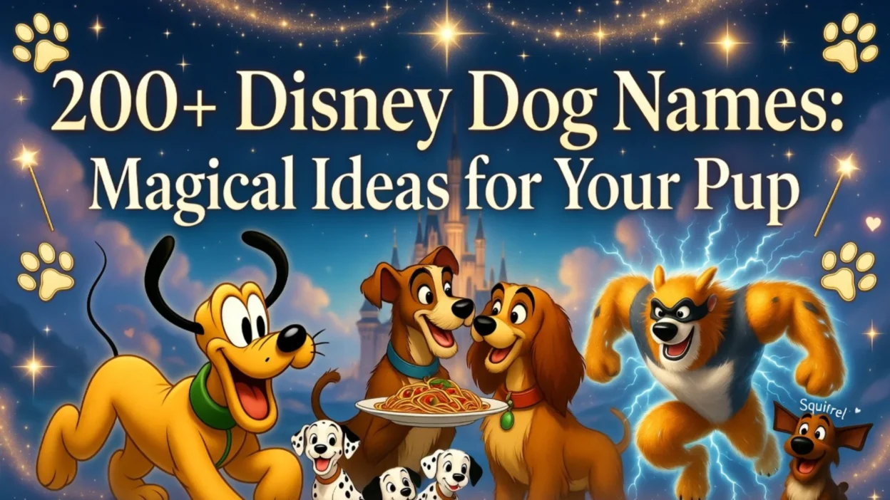 200+ Disney Dog Names: Magical Ideas for Your Pup