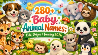 280+ Baby Animal Names Cute, Unique & Trending 2026