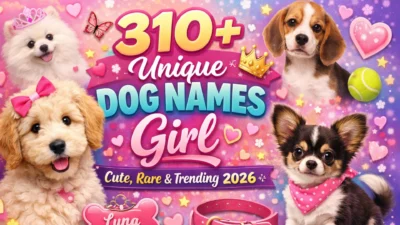 310+ Unique Dog Names Girl Cute, Rare & Trending 2026