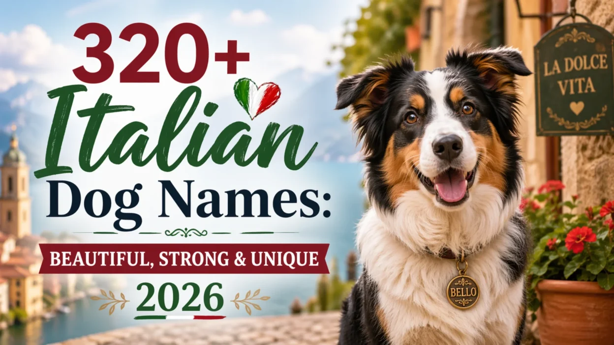 320+ Italian Dog Names: Beautiful, Strong & Unique 2026