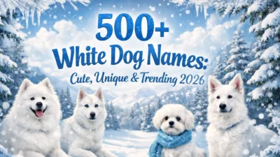 500+ White Dog Names Cute, Unique & Trending 2026