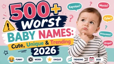 500+Worst Baby Names Cute, Unique & Trending 2026