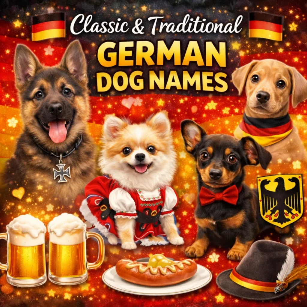 Classic & Traditional German Dog Names