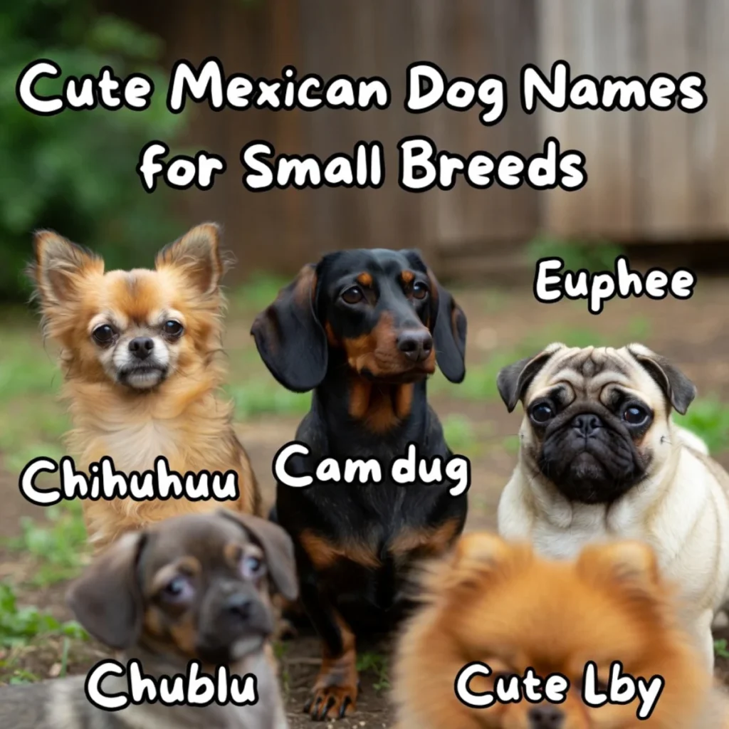 Cute Mexican Dog Names for Small Breeds