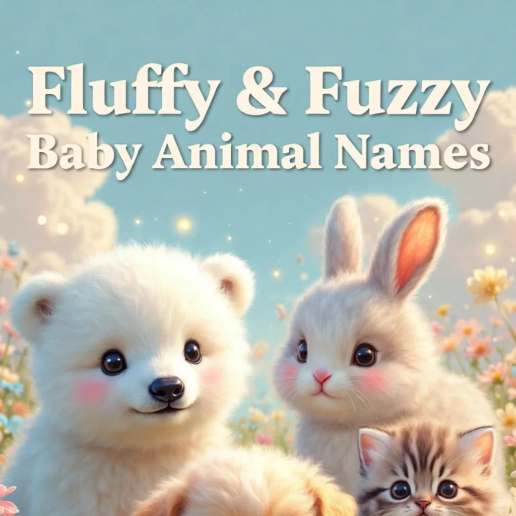 Fluffy & Fuzzy Baby Animal Names