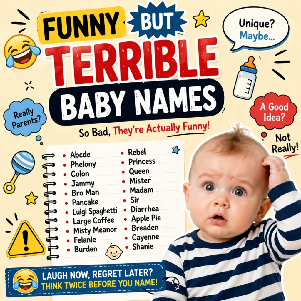 Funny But Terrible Baby Names