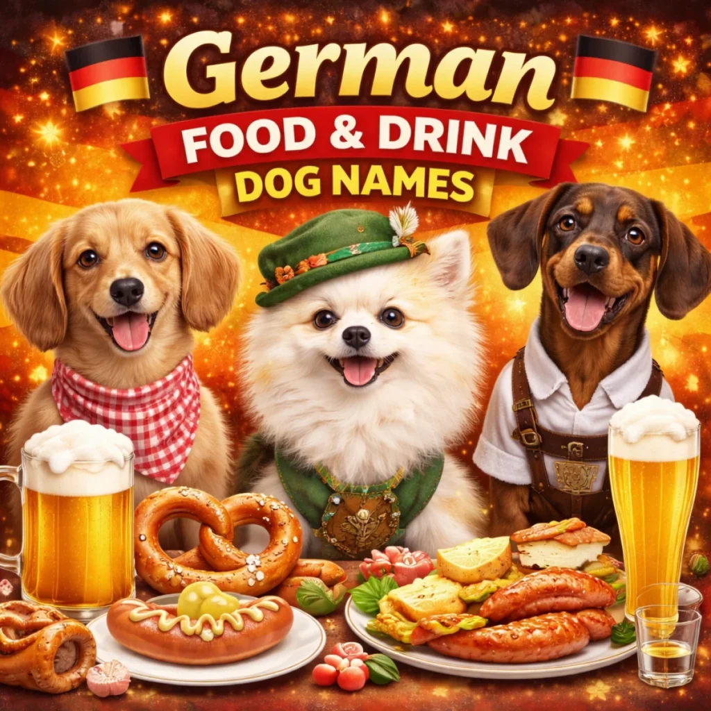 German Food & Drink Dog Names