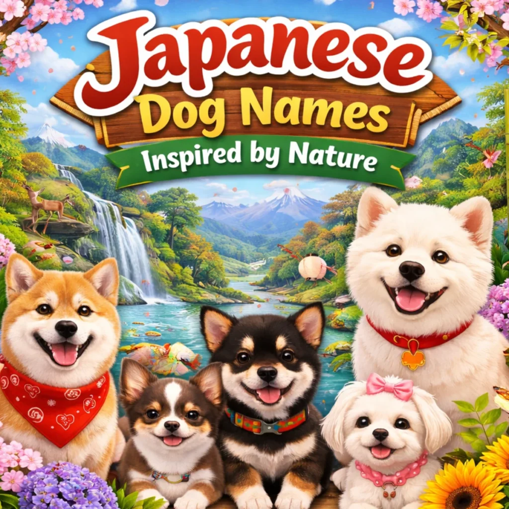 Japanese Dog Names Inspired by Nature