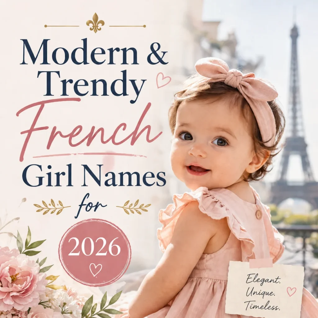 Modern & Trendy French Girl Names for 2026