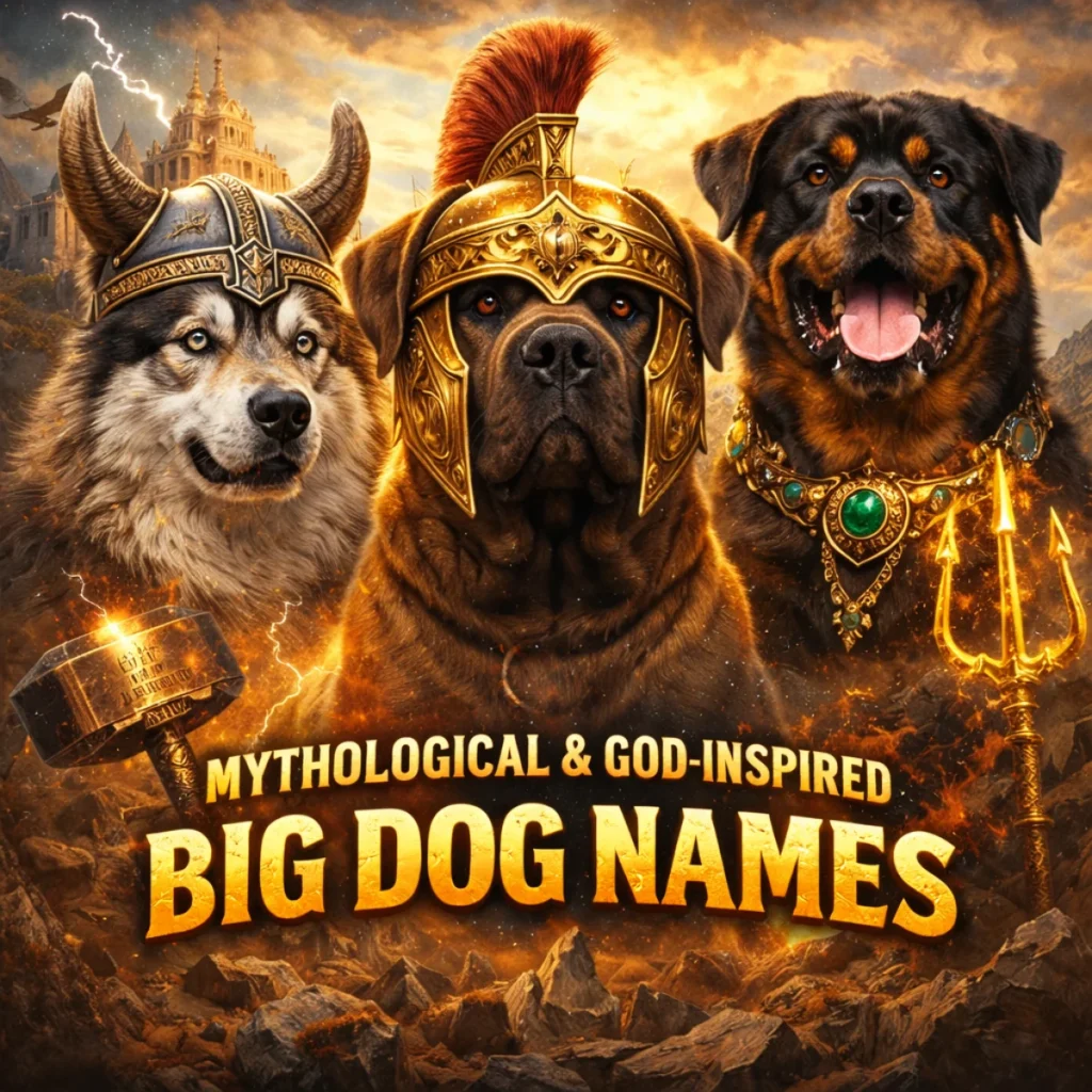 Mythological & God-Inspired Big Dog Names