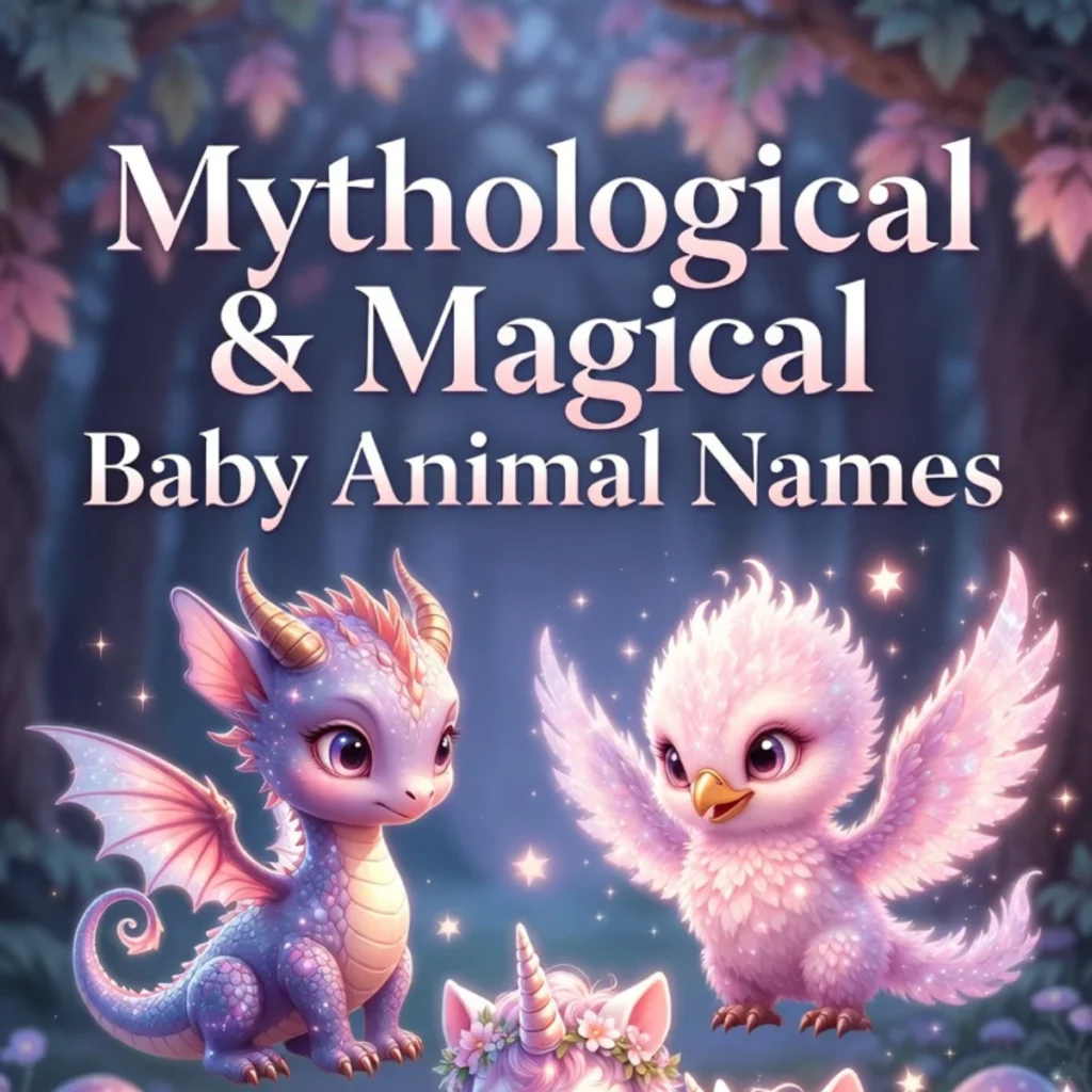 Mythological & Magical Baby Animal Names