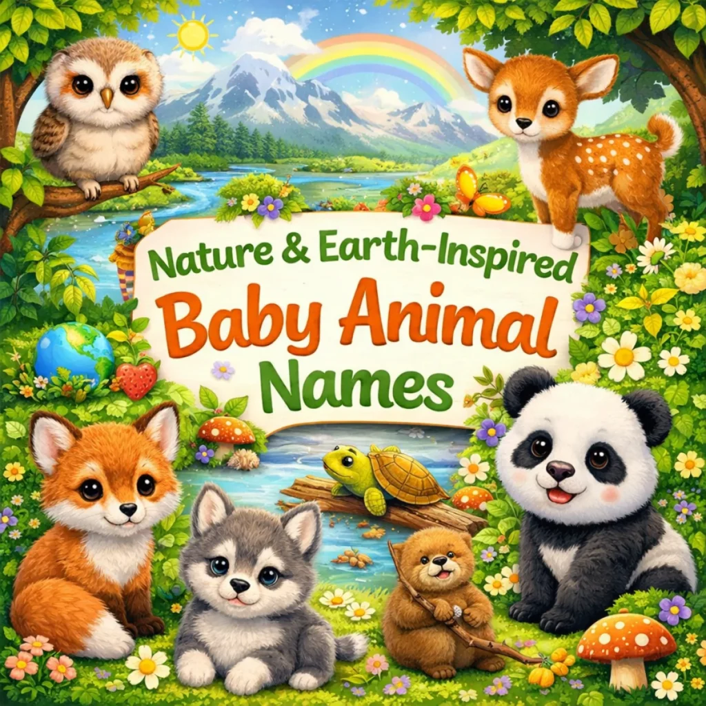 Nature & Earth-Inspired Baby Animal Names