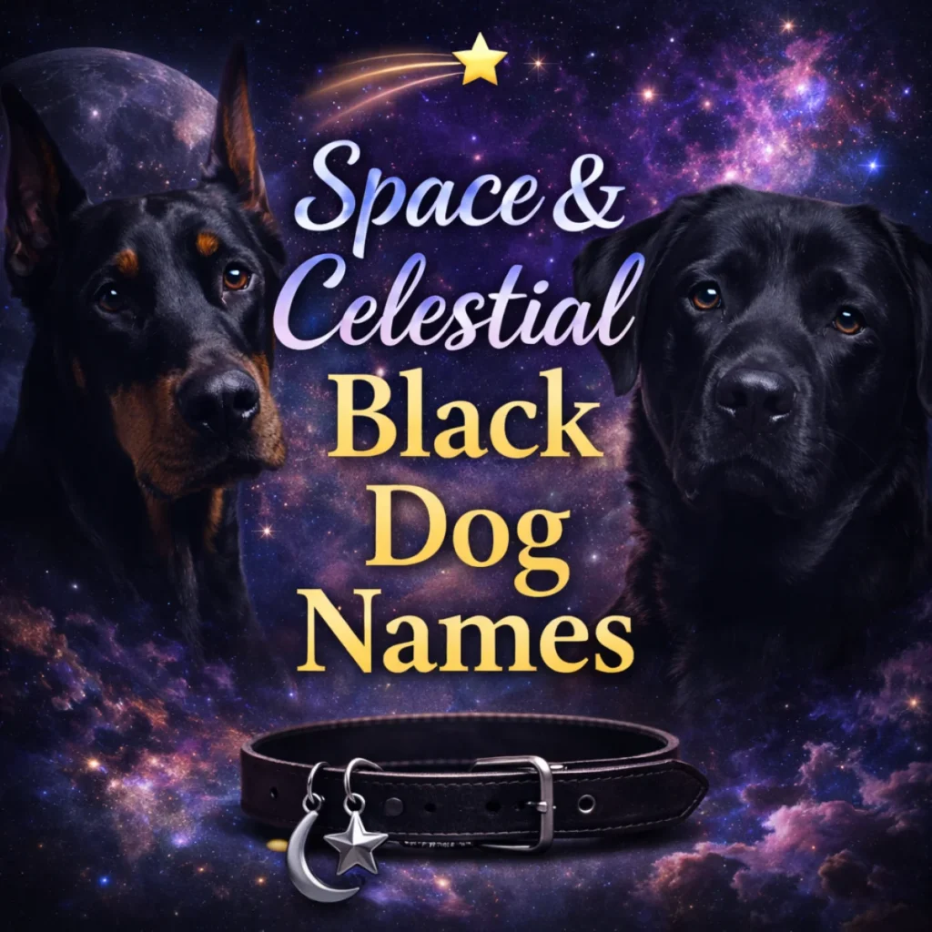 Space & Celestial Black Dog Names