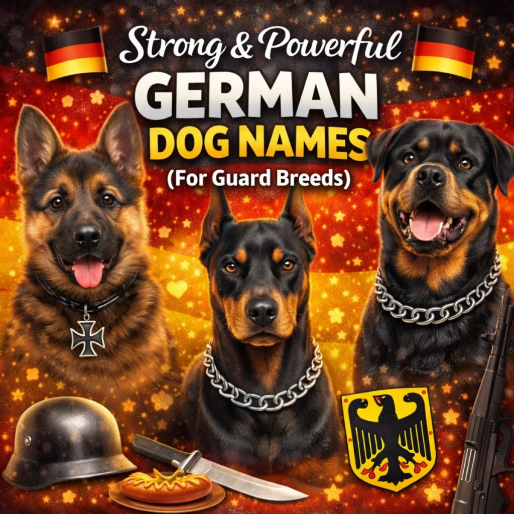 Strong & Powerful German Dog Names (For Guard Breeds)