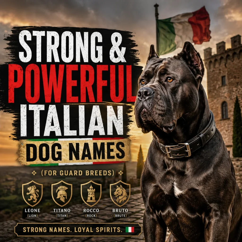 Strong & Powerful Italian Dog Names (For Guard Breeds)