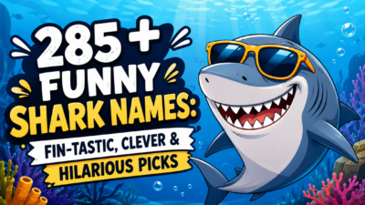 285+ Funny Shark Names: Fin-Tastic, Clever & Hilarious Picks