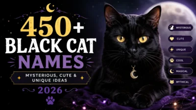 450+ black cat names with mysterious, cute, unique, magical, and mythical ideas for 2026