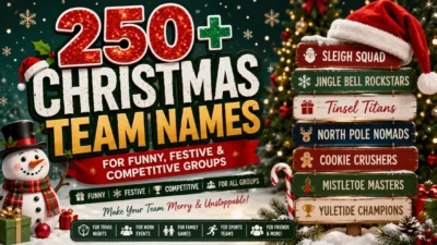 250+ Christmas team names for funny, festive, and competitive groups