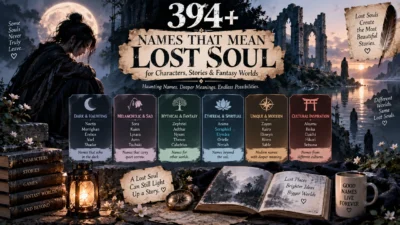 394+ names that mean lost soul for dark, melancholic, mythical, spiritual, and fantasy characters